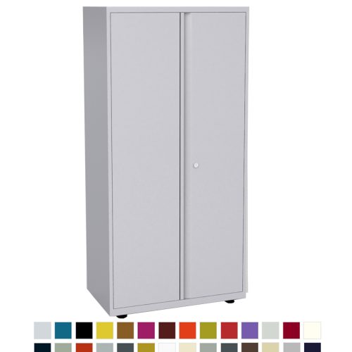 Tall white storage cupboard