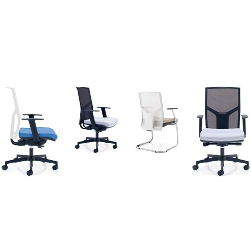 Aeon white mesh chair | HSI Hospital Furniture | Reading